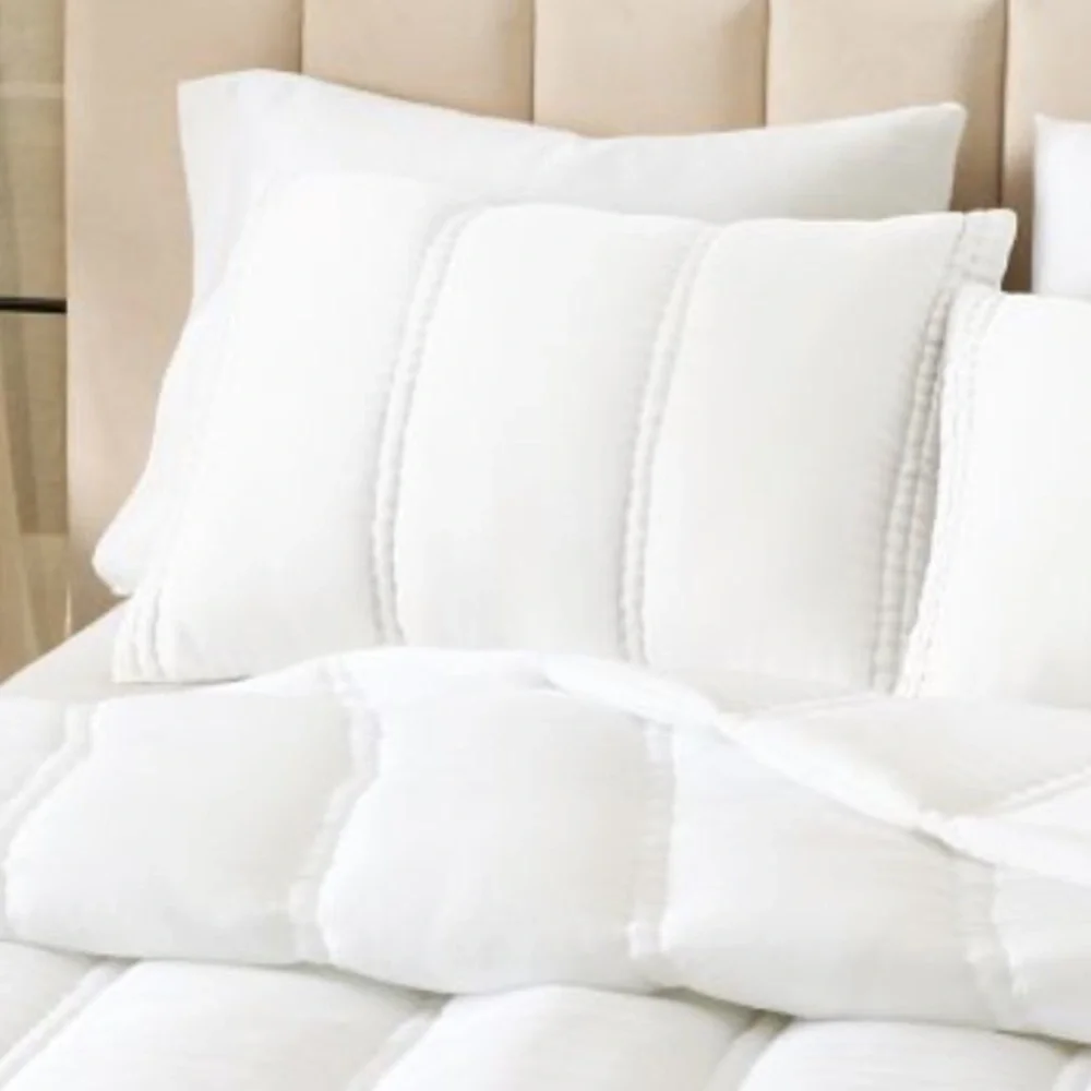 West Elm Silky TENCEL™ Plush Standard Sham in White